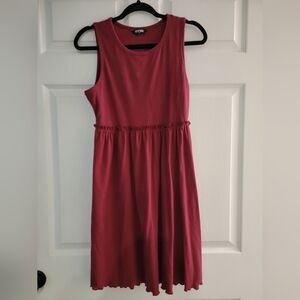 Beautiful Womens Size M. Burgandy Dress. Like new.